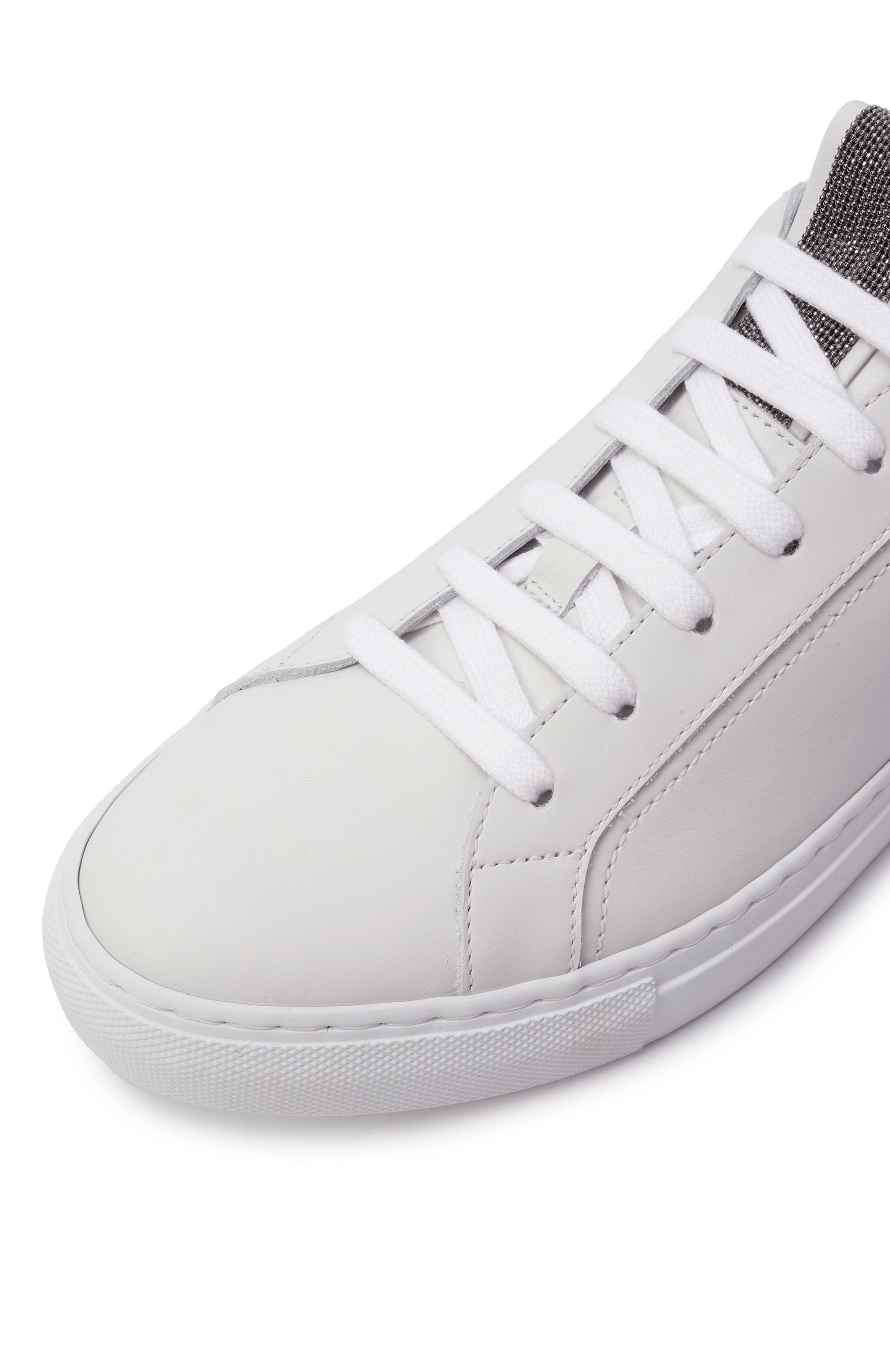 Кожаные кеды BRUNELLO CUCINELLI, арт. MZGSG2525, фото 7