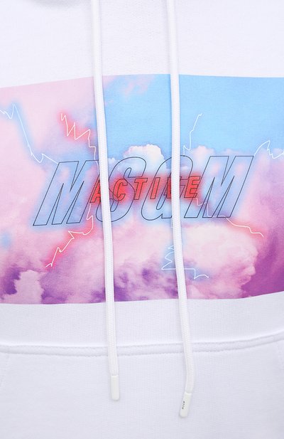 Хлопковое худи MSGM, арт. 3045MDM06 217299, фото 5