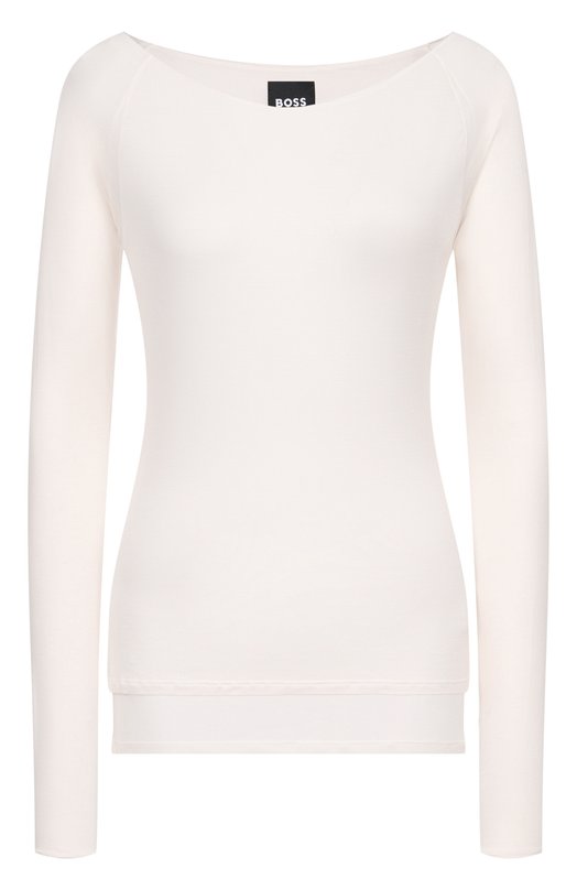 Лонгслив BOSS 50553548 Кремовый 50553548