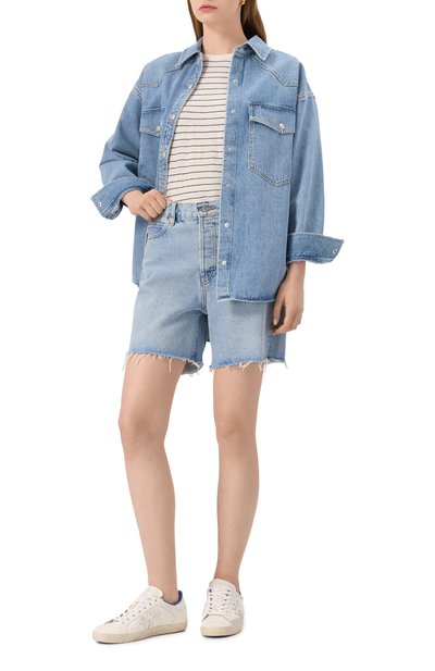 Льняная футболка FRAME DENIM, арт. WS25JTE008, фото 2