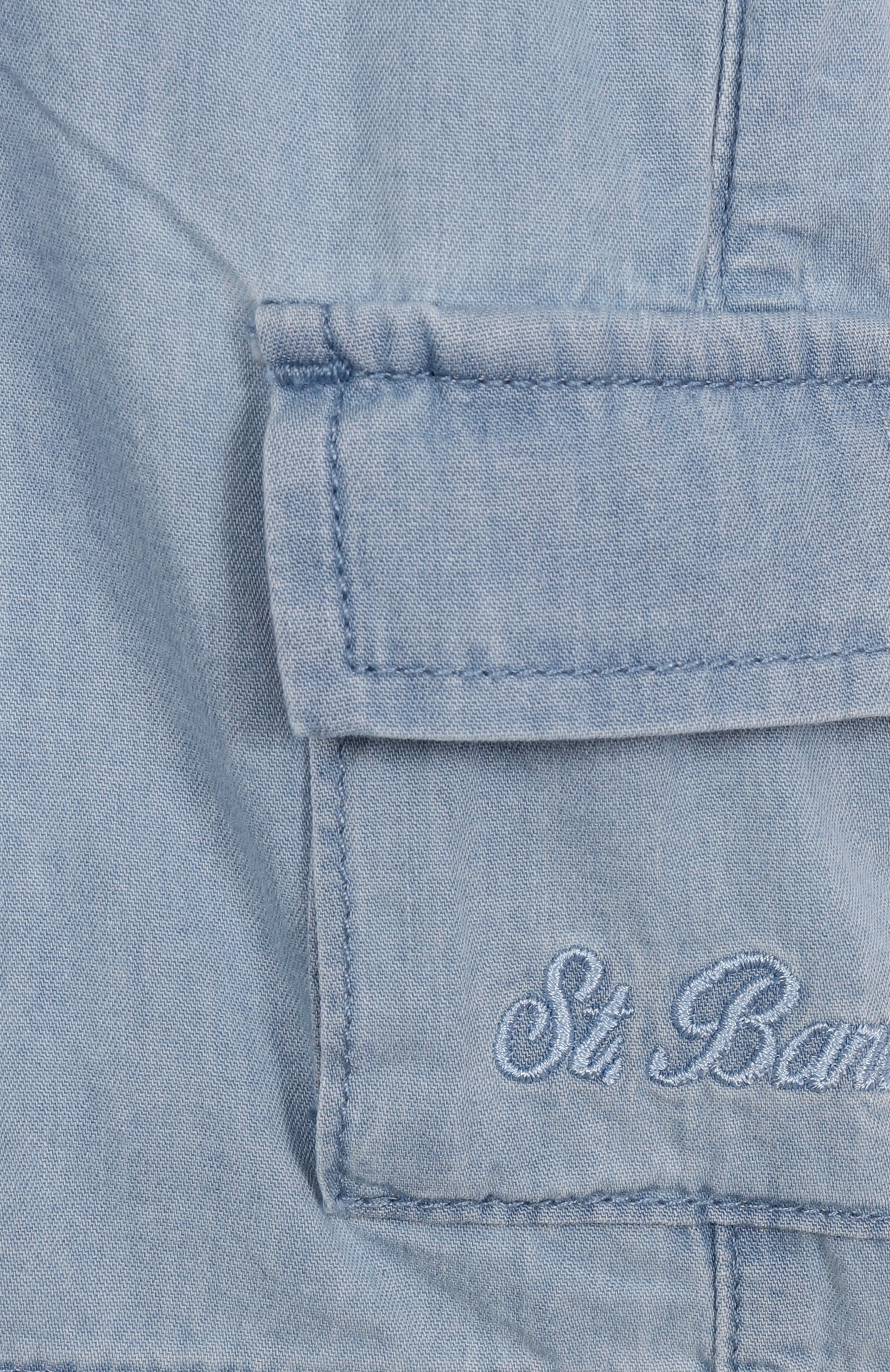 Джинсовые шорты-карго MC2 SAINT BARTH, арт. STBK MARSEILLE JR/MRE0001, фото 3