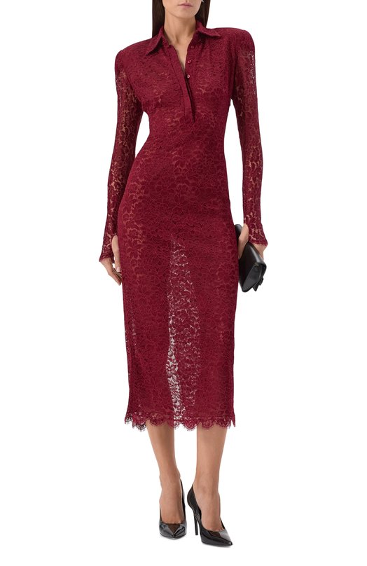 Платье ROWEN ROSE DRS_RR112/LACE Бордовый  DRS_RR112/LACE Фото 2