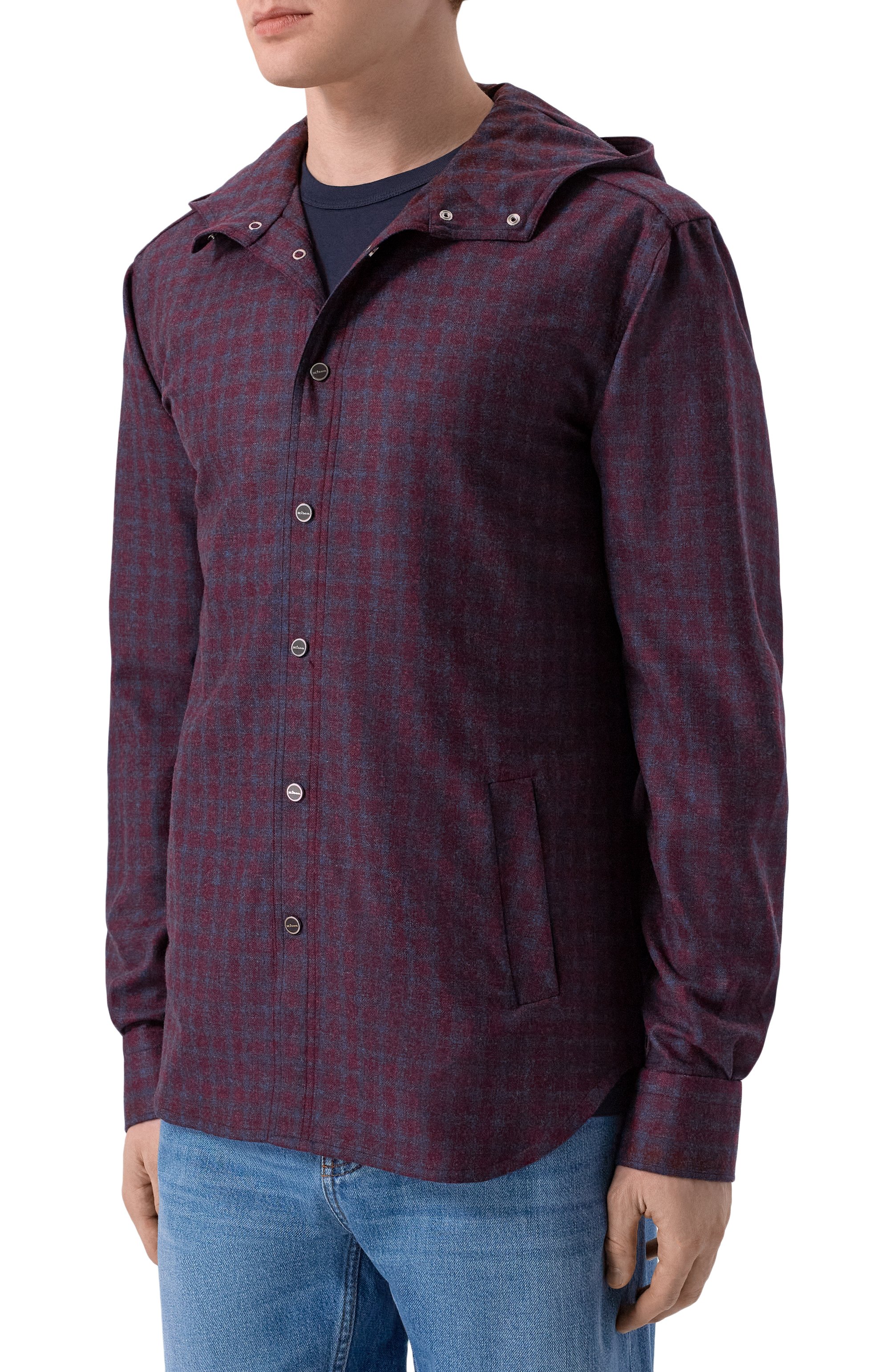 Шерстяная рубашка KITON, арт. UMCMARK0167G37, фото 3