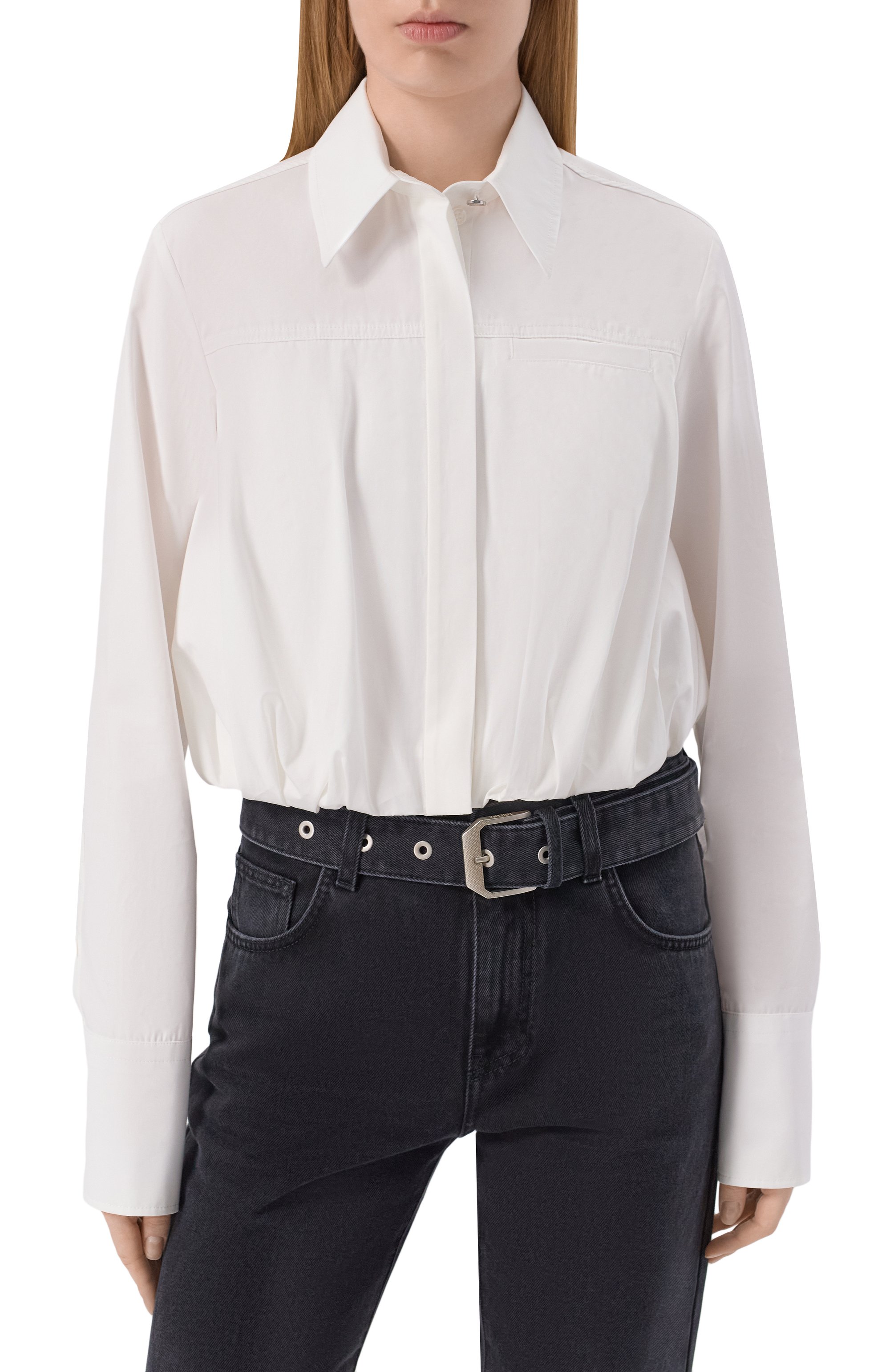 Хлопковая рубашка SPORTMAX, арт. ZEMIRA, фото 3