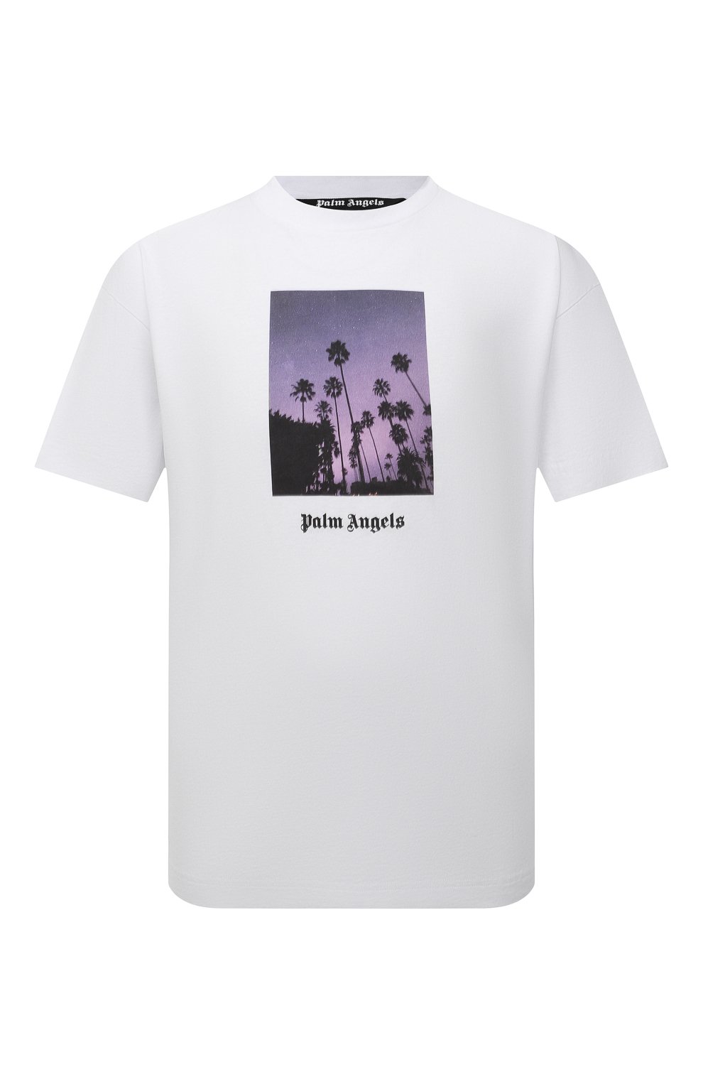 Хлопковая футболка PALM ANGELS, арт. PMAA001F21JER0160110, фото 1