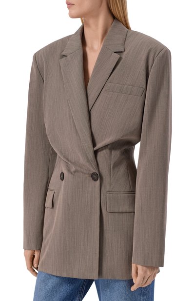 Шерстяной жакет IRO темно-бежевого цвета по цене 84050 руб., арт. WM07SUNRISE, фото 3 Шерстяной жакет IRO, арт. WM07SUNRISE, фото 3