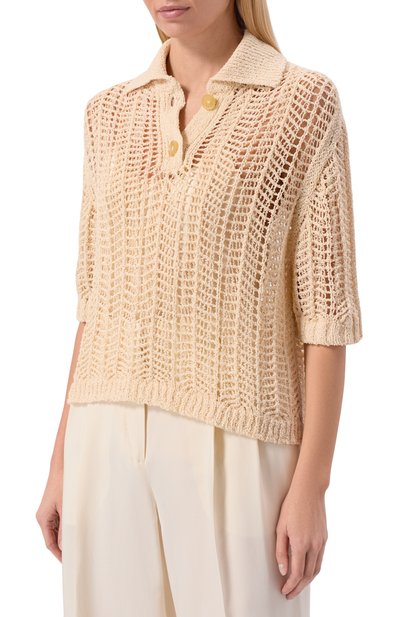 Хлопковое поло ERIKA CAVALLINI, арт. P6SB51, фото 3