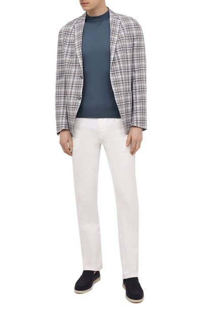 Текстильные лоферы summer walk LORO PIANA, арт. FAL6177, фото 2