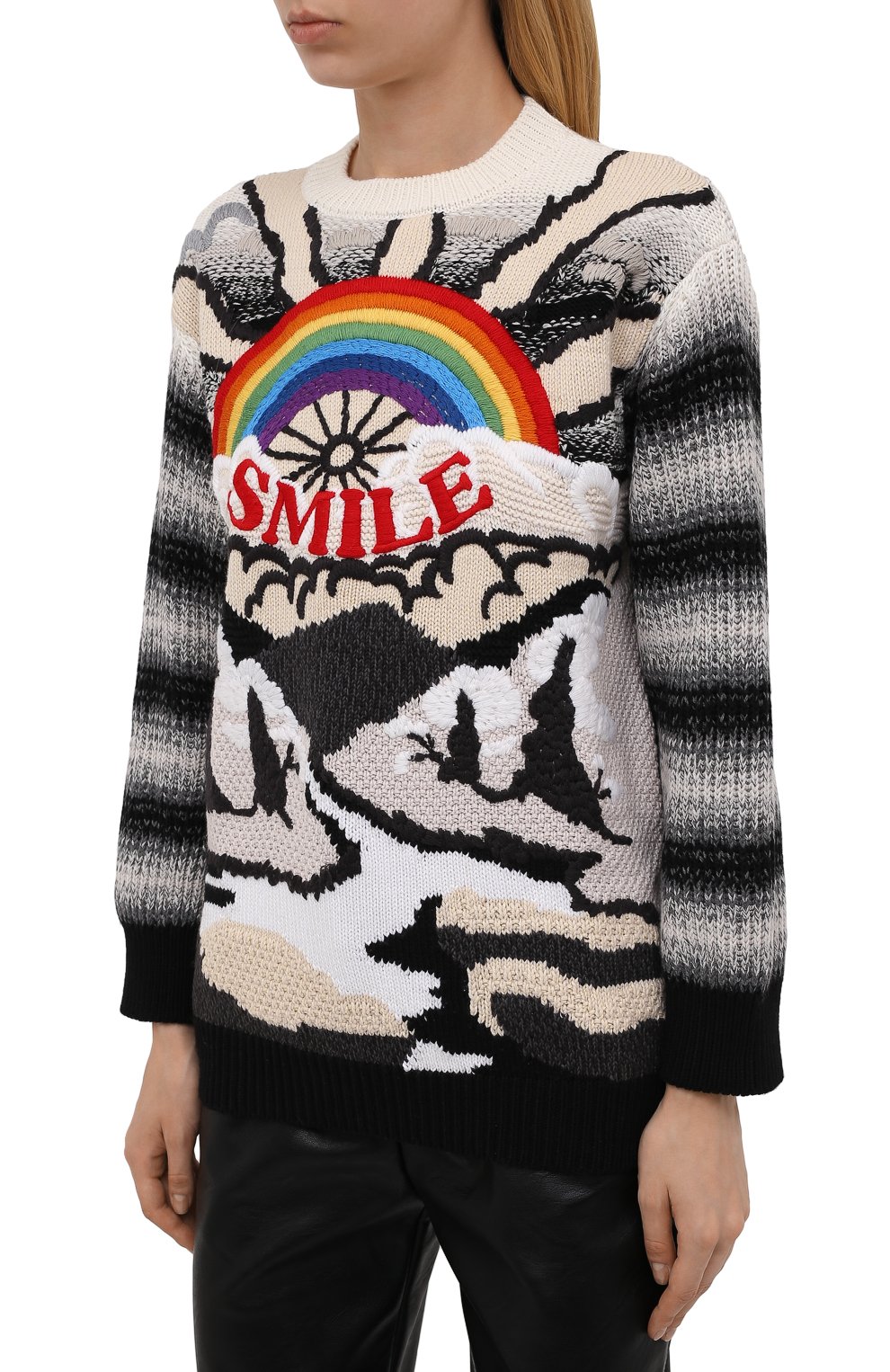 Свитер из шерст и и хлопка STELLA MCCARTNEY, арт. 602887/S2238, фото 3