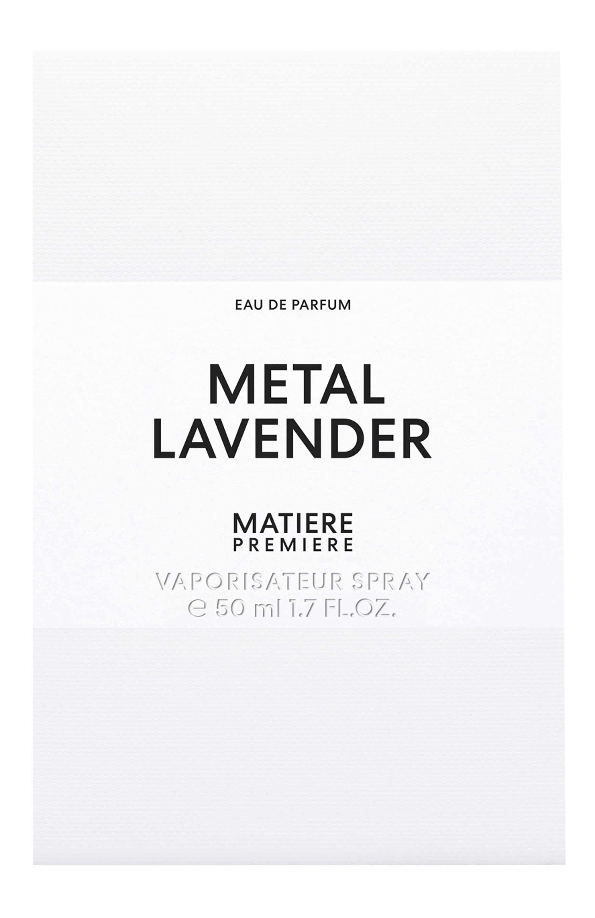 Парфюмерная вода metal lavender (50ml) MATIERE PREMIERE бесцветного цвета по цене 26500 руб., арт. 3760428941428, фото 4 Парфюмерная вода metal lavender (50ml) MATIERE PREMIERE, арт. 3760428941428, фото 4
