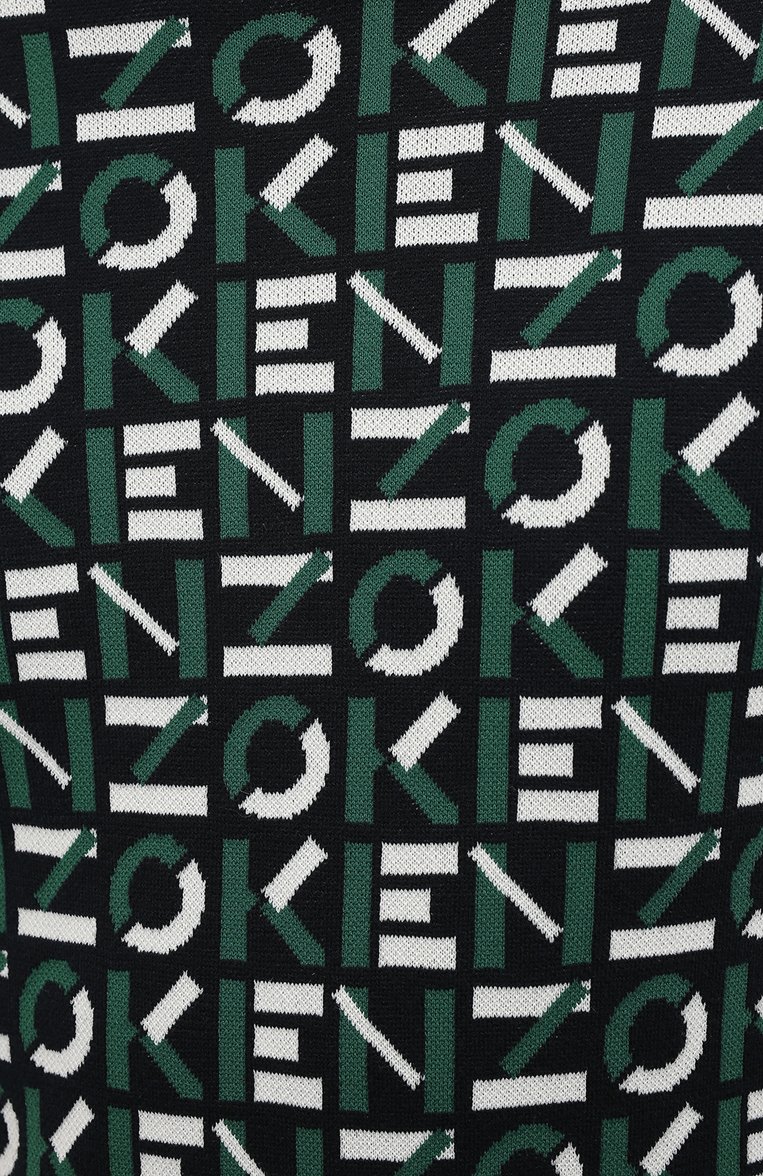 Мужской джемпер kenzo sport KENZO зеленого цвета, арт. FA65PU5313SC | Фото 5 (Материал внешний: Синтетический материал, Хлопок; Рукава: Длинные; Длина (для топов): Стандартные; Принт: С принтом; Мужское Кросс-КТ: Джемперы; Стили: Кэжуэл; Выре�з: Круглый)