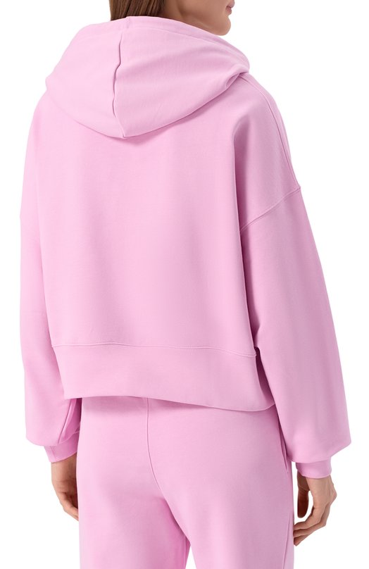 Хлопковое худи MSGM 4041MDM509/267000 Розовый  4041MDM509/267000 Фото 4