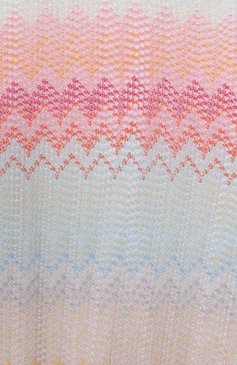 Детский топ из вискозы MISSONI разноцветного цвета, арт. MW5A61/Q0077/6-10 | Фото 3 (Материал внешний: Вискоза; Рукава: Короткие; Материал подклада: Хлопок; Девочки Кросс-КТ: топ-одежда; Автоматизация ТО: Проставлено; Автоматизация состава: Проставлено; Ростовка одежда: 6 лет | 116 см, 8 лет | 128 см, 10 - 11 лет | 140 - 146см)