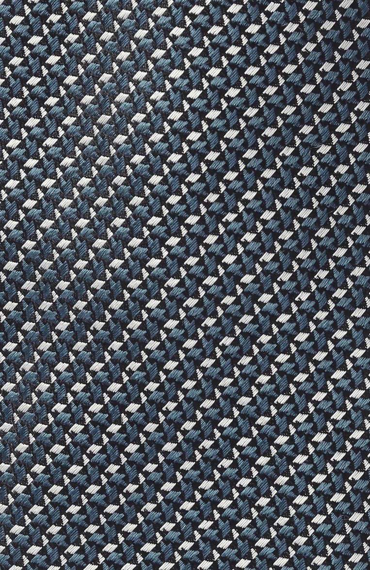 Мужской шелковый галстук ZEGNA синего цвета, арт. 1P8/Z9D81TA9 | Фото 4 (Нос: Не проставлено; Материал: Шелк, Текстиль; Принт: С принтом)