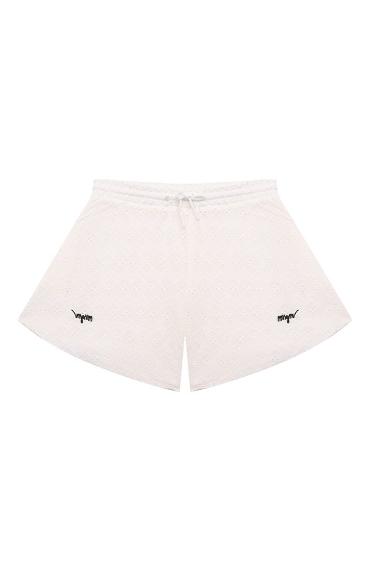 

Хлопковые шорты MSGM kids, Белый