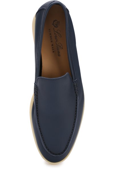 Кожаные лоферы summer walk LORO PIANA, арт. FAI0323, фото 5