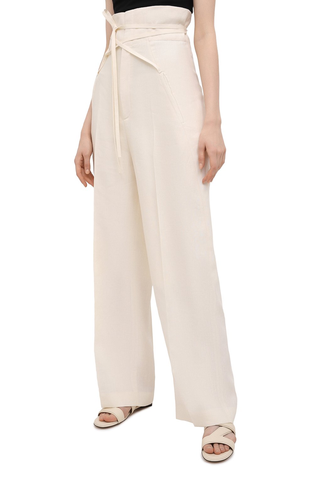 Льняные брюки JACQUEMUS, арт. 211PA05/101110, фото 3
