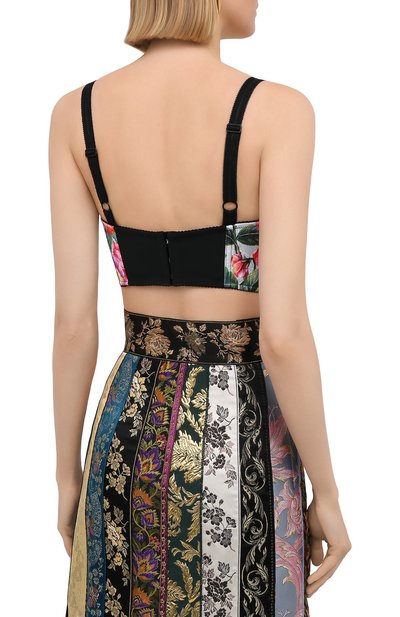 Бра-топ DOLCE & GABBANA разноцветного цвета по цене 89950 руб., арт. F7T18T/GDY11, фото 4 Бра-топ DOLCE & GABBANA, арт. F7T18T/GDY11, фото 4