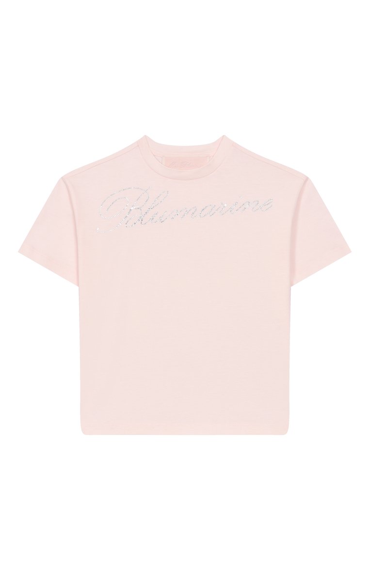 Хлопковая футболка BLUMARINE, арт. BFTS008.0.JF056/6A-12A, фото 1