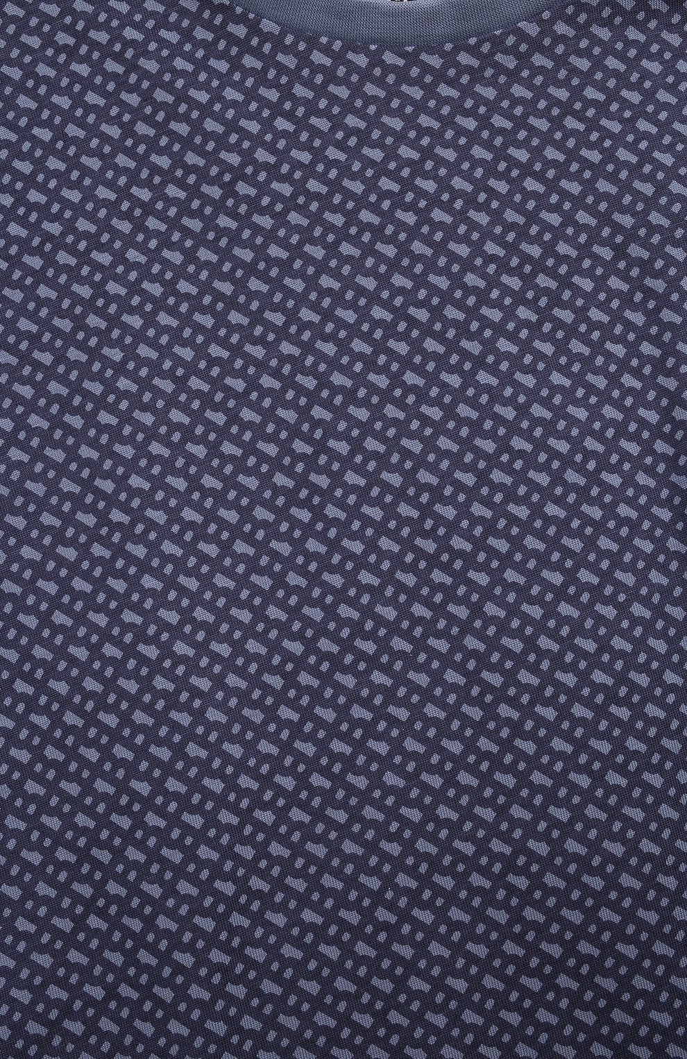 Хлопковая футболка BOSS синего цвета по цене 8460 руб., арт. J51213, фото 3 Хлопковая футболка BOSS, арт. J51213, фото 3