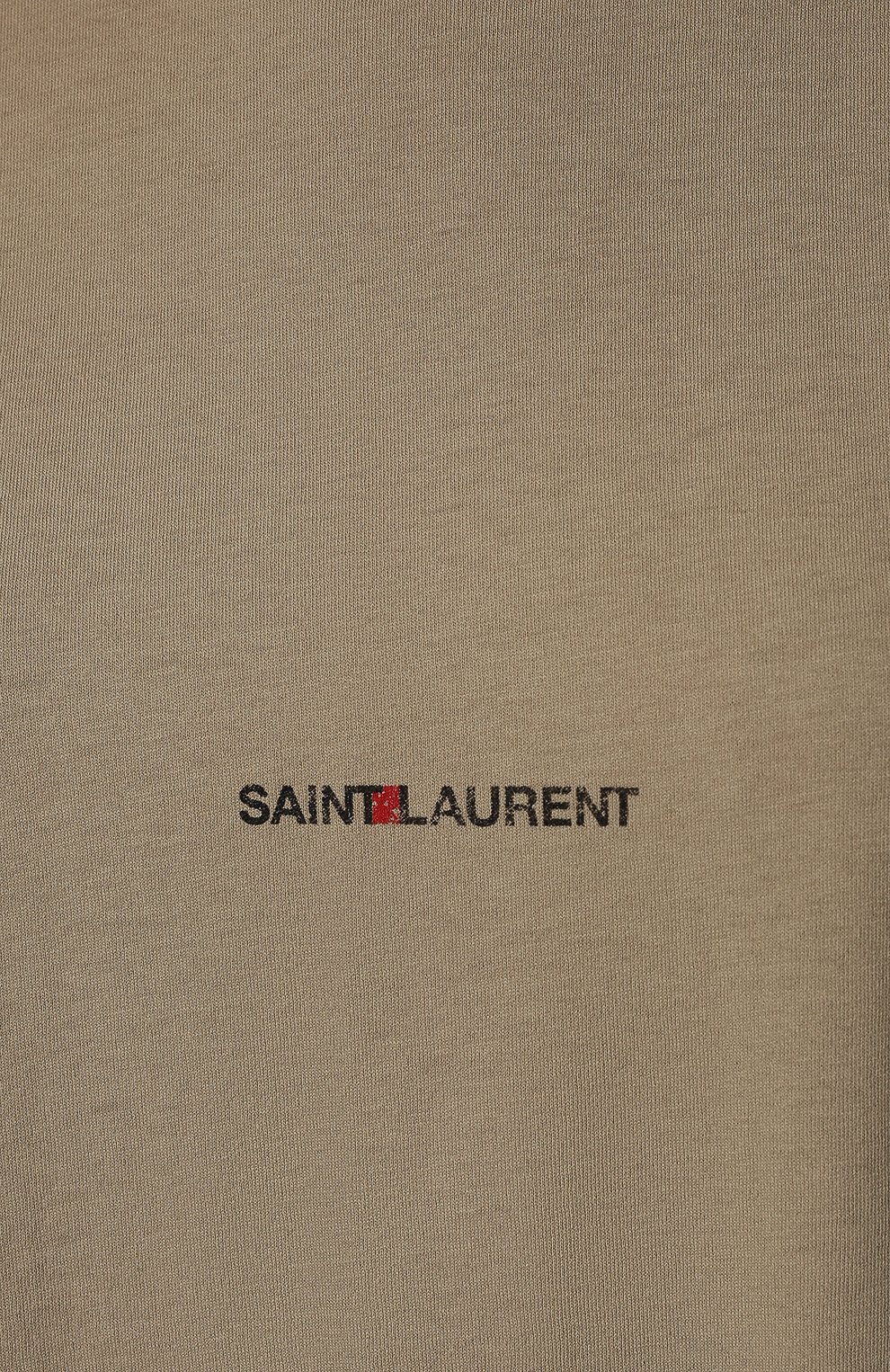 Хлопковая футболка SAINT LAURENT, арт. 647994/YBYL2, фото 5