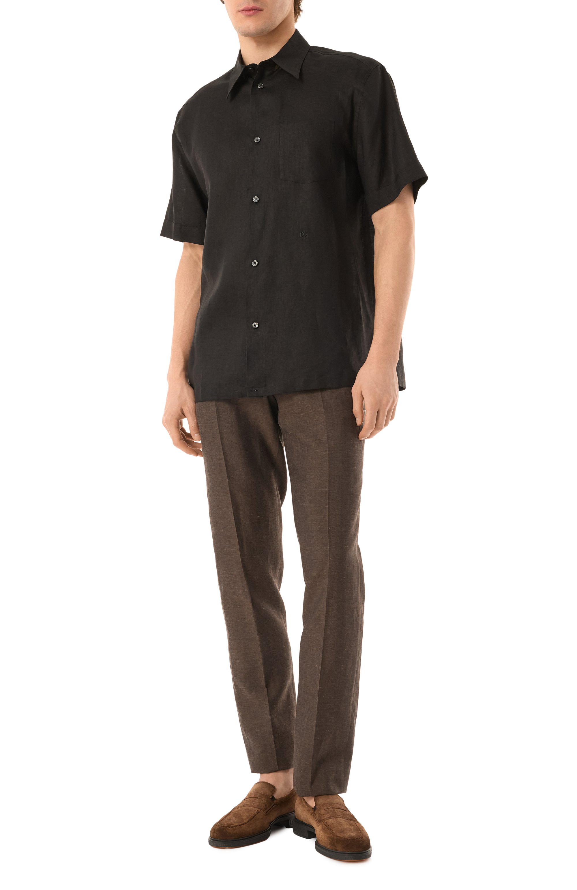 Брюки из шерсти и льна CORNELIANI, арт. 254B05-2514164, фото 2