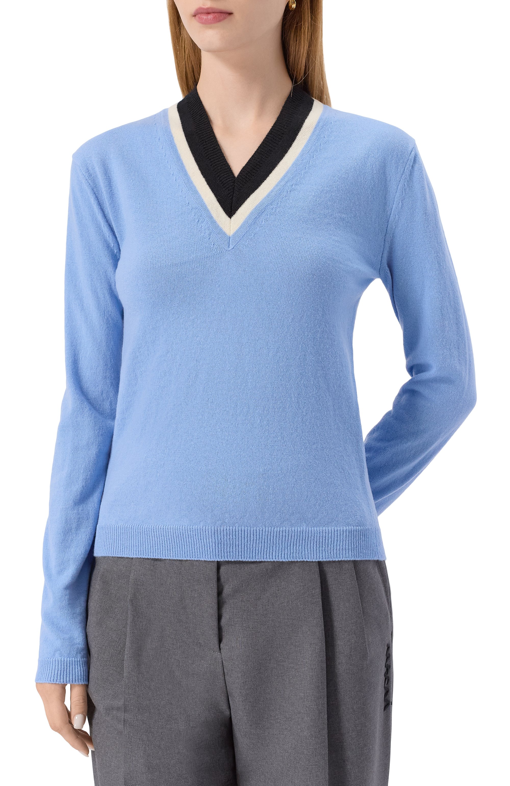 Шерстяной пуловер MARNI, арт. CVMD0153Q0/UFH551, фото 3