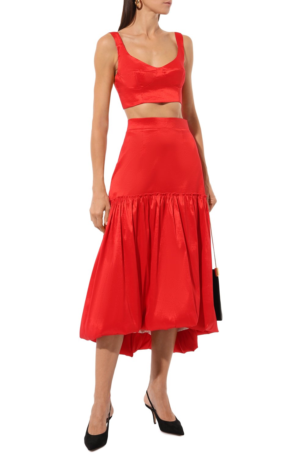 Юбка BOTROIS красного цвета по цене 24900 руб., арт. SKU00880665, фото 2 Юбка BOTROIS, арт. SKU00880665, фото 2