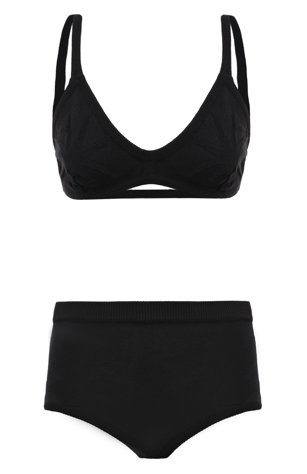 Хлопковый комплект из топа и шорт ALBUS LUMEN, арт. RT24.BRASET01.KNIT, фото 1