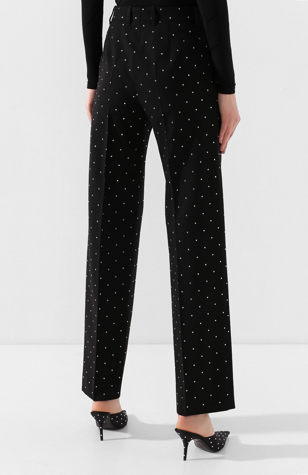 Шерстяные брюки BALENCIAGA, арт. 602437/TGT90, фото 4