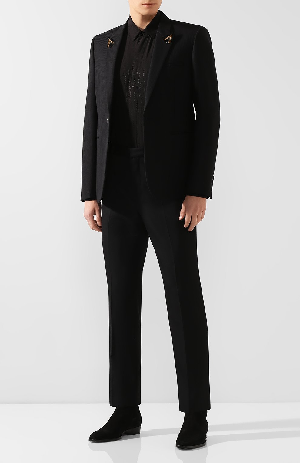 Шелковая рубашка SAINT LAURENT, арт. 564172/Y097V, фото 2