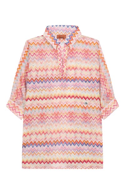 Блузка из хлопка и шелка MISSONI, арт. MY5B00/K0286_001