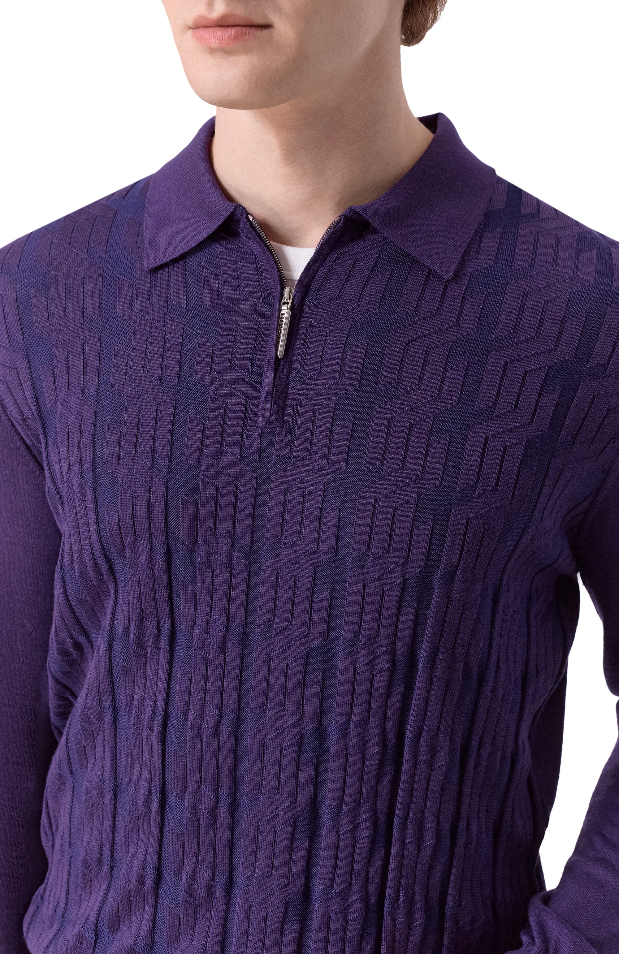 Поло из кашемира и шелка STEFANO RICCI, арт. K808096P30/F25374, фото 5