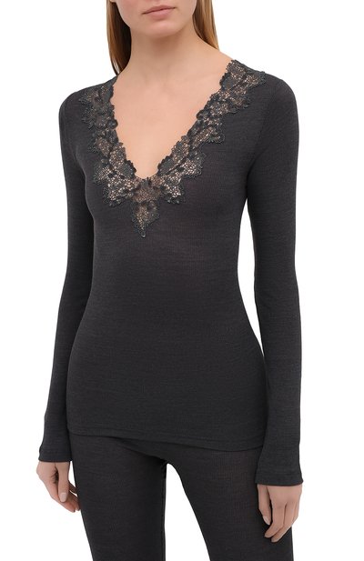 Лонгслив из шерсти и шелка ZIMMERLI, арт. 370-3070, фото 3