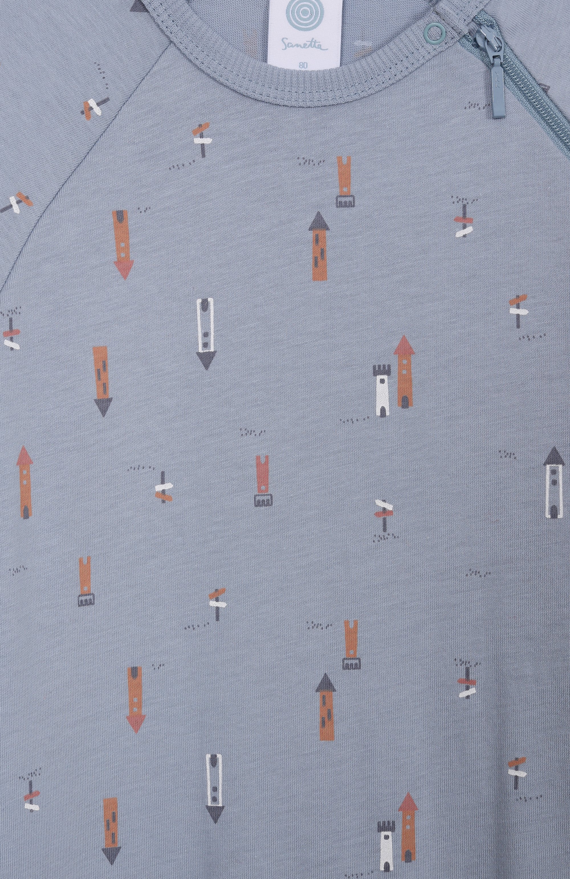 Хлопковый комбинезон SANETTA, арт. 222125, фото 3