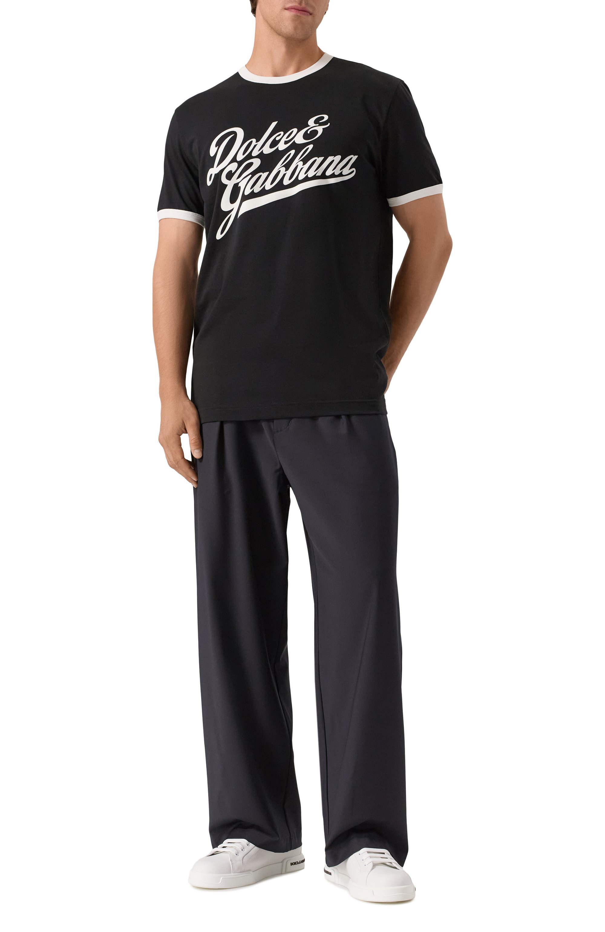 Хлопковая футболка DOLCE & GABBANA, арт. G8PV1T/G7PGC, фото 2