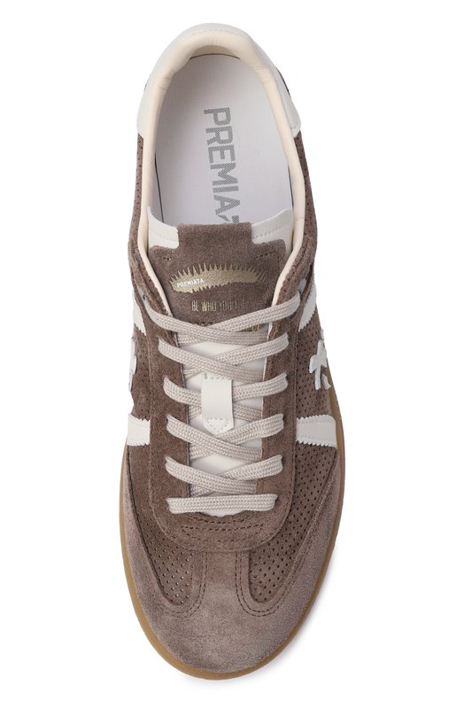 Замшевые кеды Bonnie-D Premiata B0NNIED/VAR 8125 Коричневый  B0NNIED/VAR 8125 Фото 6