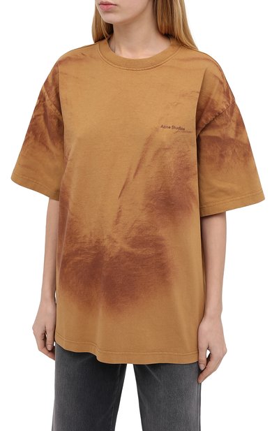 Хлопковая футболка ACNE STUDIOS, арт. AL0150, фото 3