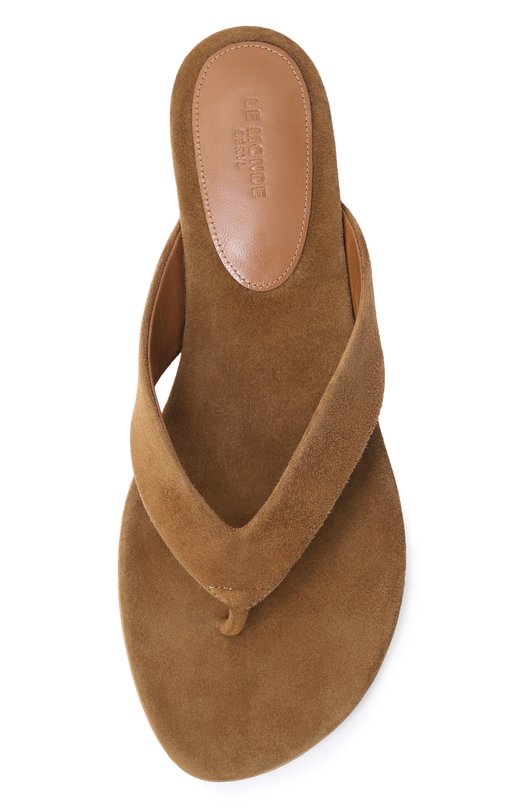 Замшевые шлепанцы Le Monde Beryl FTS-SUE-TAU Коричневый  FTS-SUE-TAU Фото 6