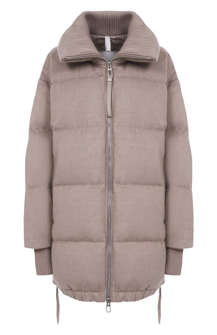 Женский пуховик из шерсти и вискозы DUNO, арт. BLANCA/PRAT0 MESTRE