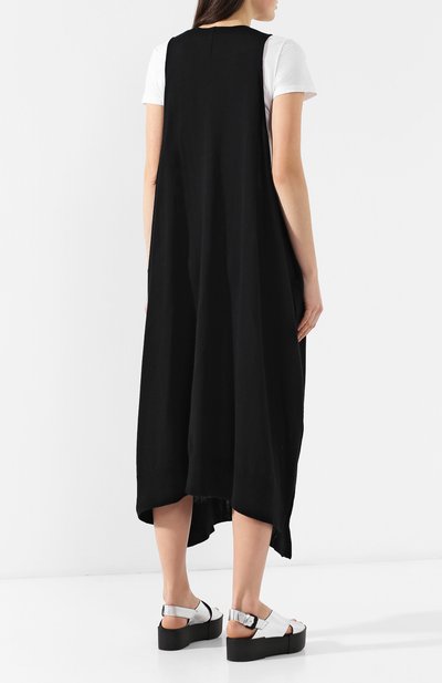 Платье свободного кроя YOHJI YAMAMOTO, арт. YZ-K81-545, фото 4