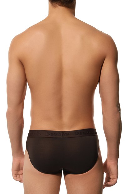 Брифы DSQUARED2 темно-коричневого цвета по цене 9535 руб., арт. D9L615010, фото 3 Брифы DSQUARED2, арт. D9L615010, фото 3