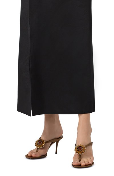 Текстильные мюли otero SAINT LAURENT, арт. 827271/9QNC2, фото 3