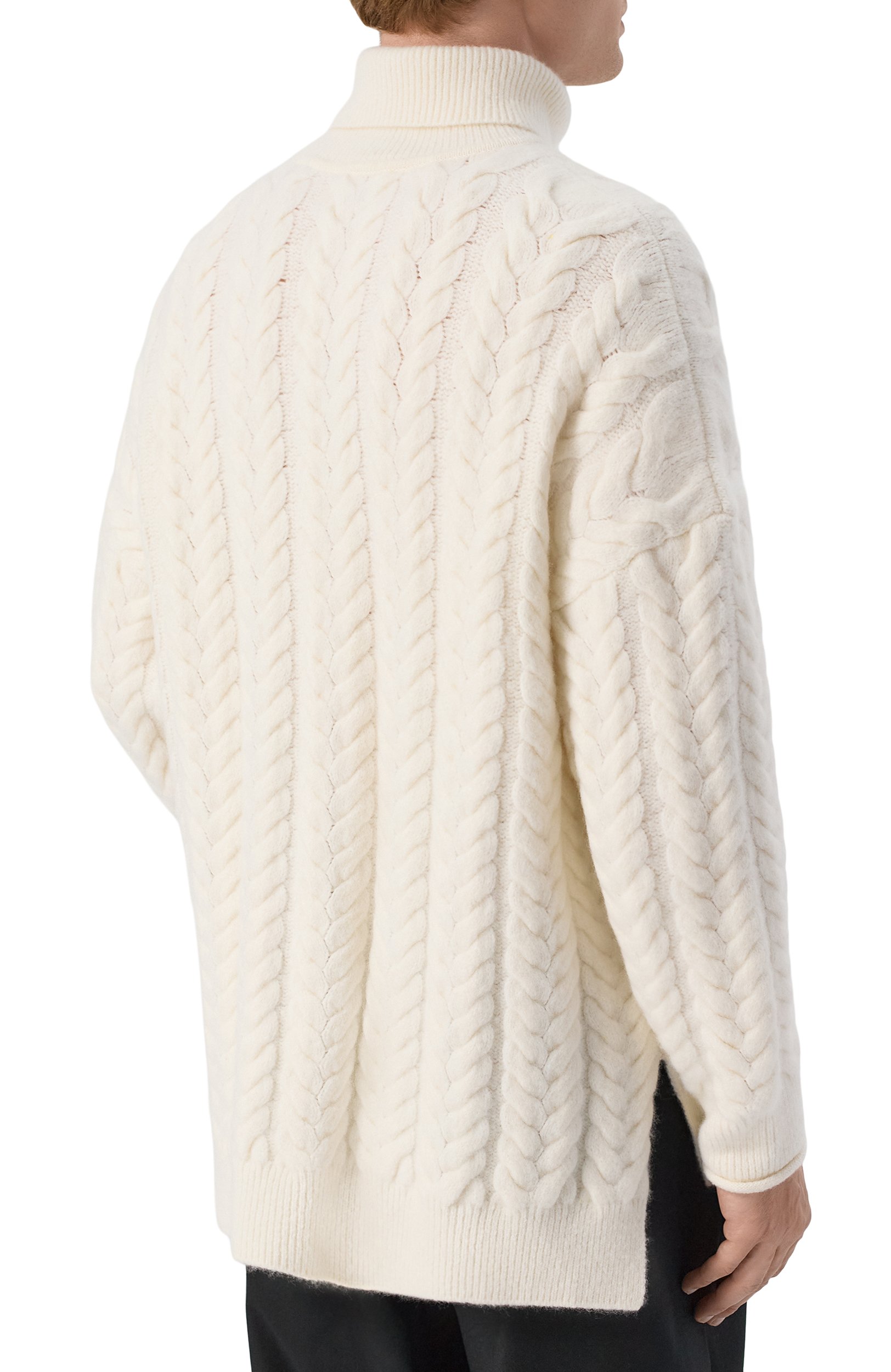 Свитер из кашемира и шелка GIORGIO ARMANI, арт. GM004791/AF30940, фото 4