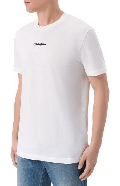 Хлопковая футболка DOLCE & GABBANA, арт. G8RN8Z/G7P0C, фото 3