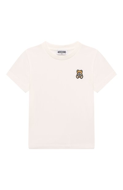 Хлопковая футболка MOSCHINO, арт. HTM04K/LAA10/4-8