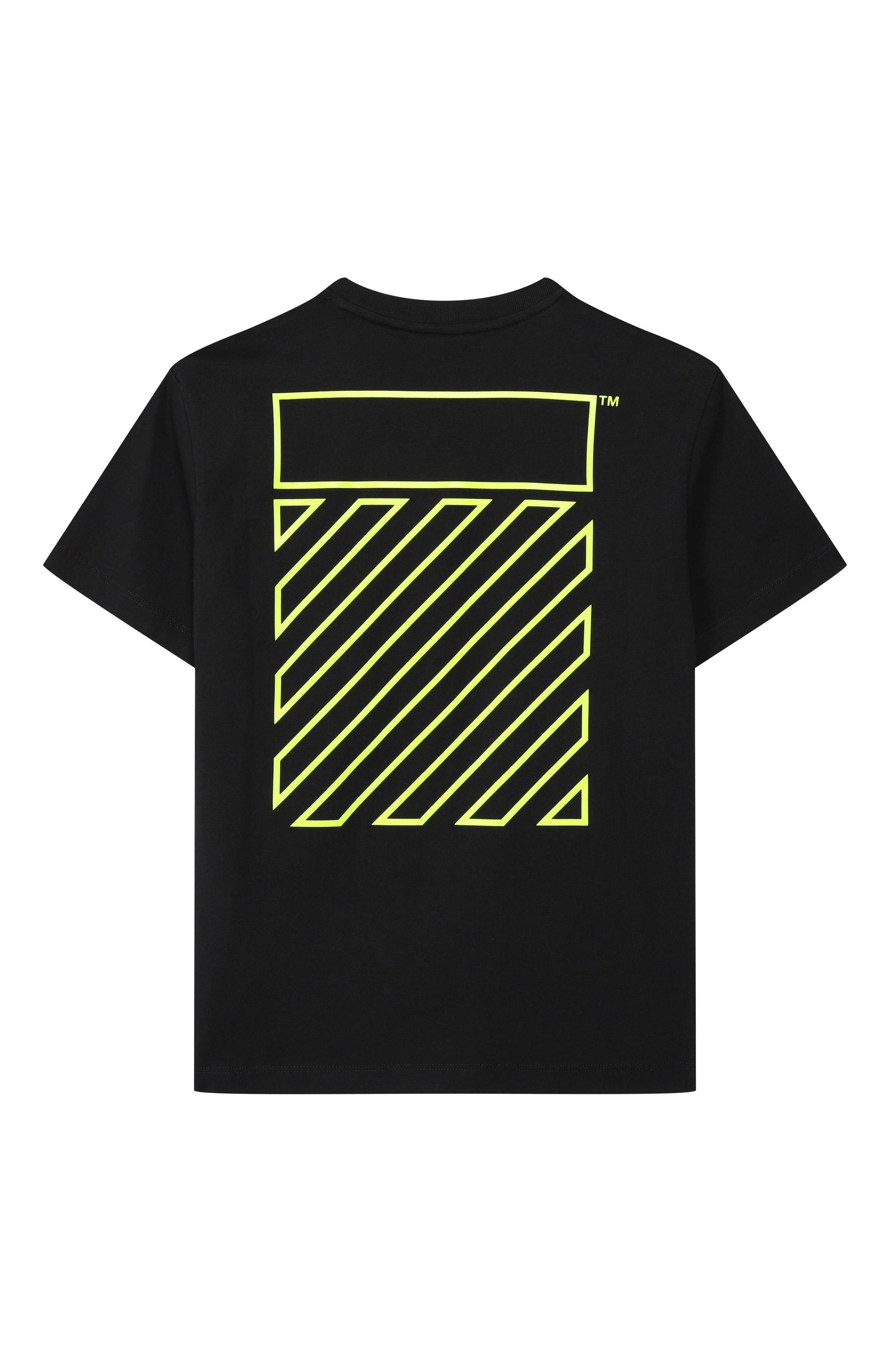 Хлопковая футболка OFF-WHITE, арт. 0BAA002S26JER004, фото 2