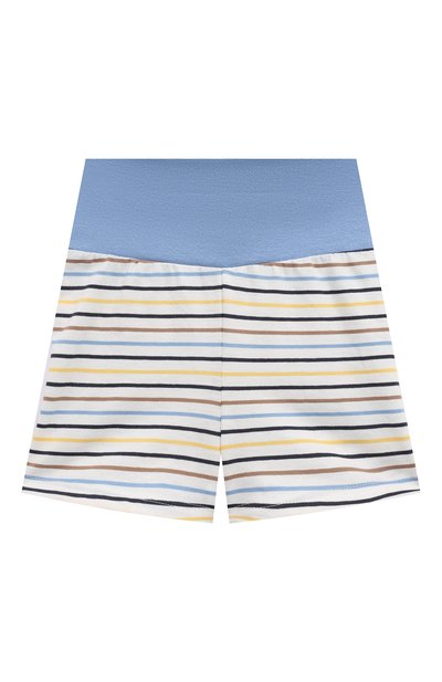 Хлопковая пижама SANETTA синего цвета по цене 5400 руб., арт. 221989, фото 4 Хлопковая пижама SANETTA, арт. 221989, фото 4