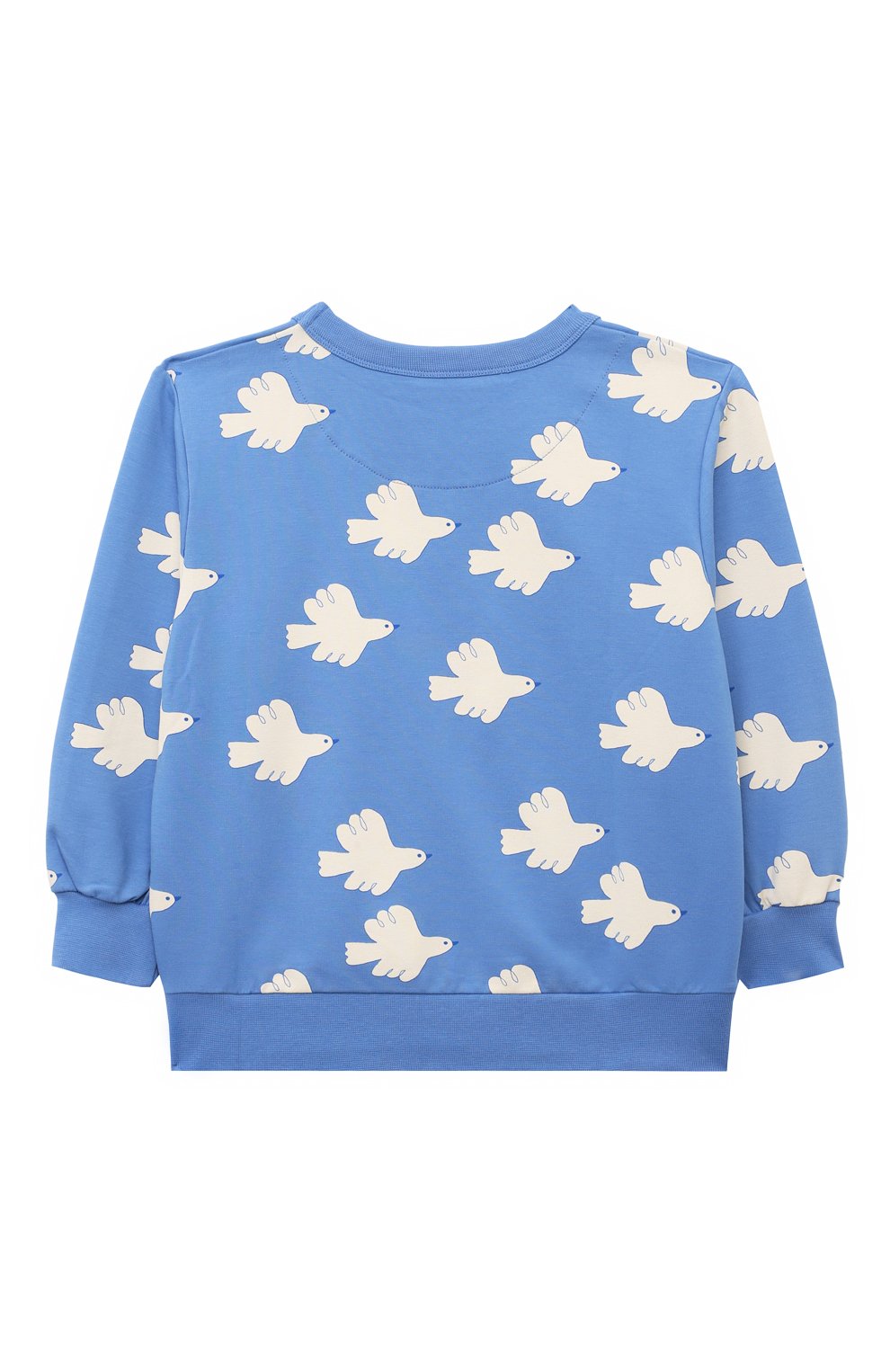 Хлопковый свитшот TINYCOTTONS синего цвета по цене 12900 руб., арт. SS24-128, фото 2 Хлопковый свитшот TINYCOTTONS, арт. SS24-128, фото 2
