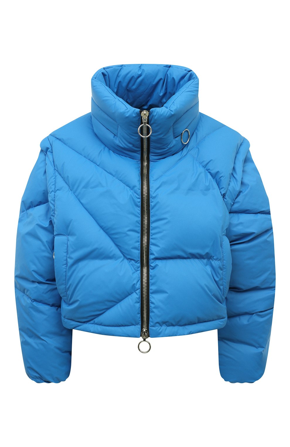 Пуховик ERMA голубого цвета по цене 50820 руб., арт. FW0617, фото 1 Пуховик ERMA, арт. FW0617, фото 1